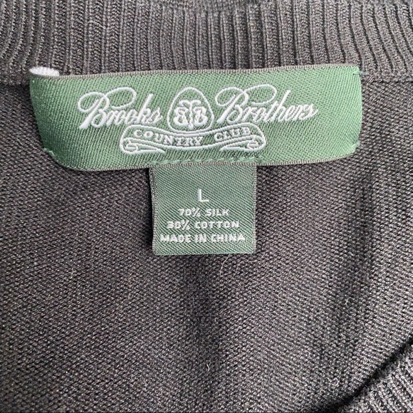 Brooks Brothers Country Club Silk Sweater - Picture 12 of 13